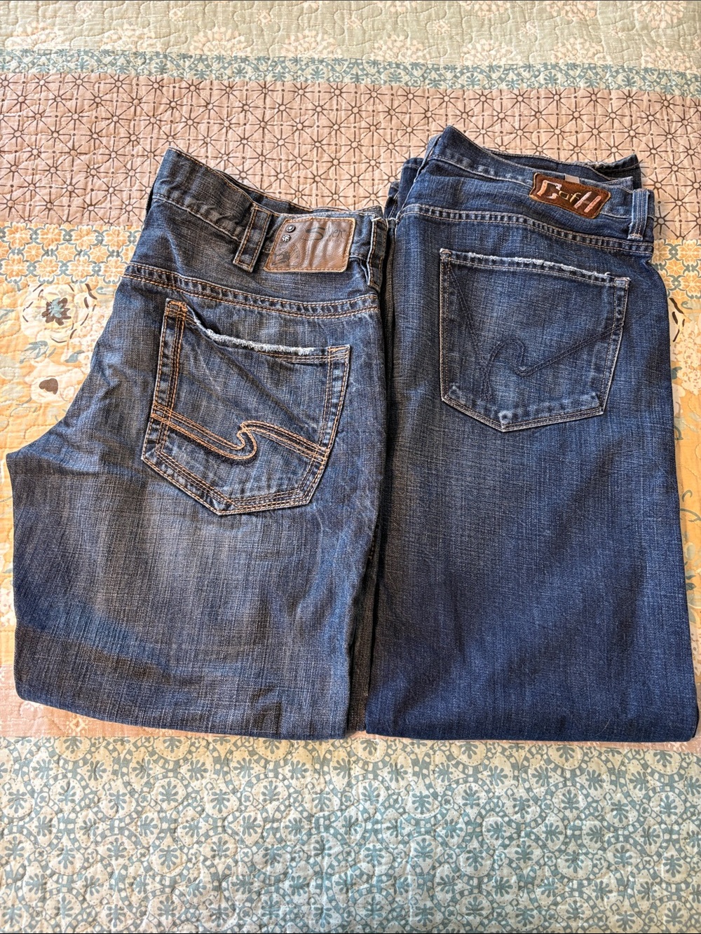 Bundle Mens Denim Jeans - Classic Straight Fit